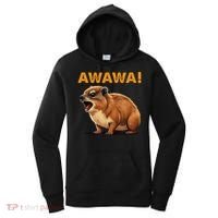 Awawa! Angry Screaming Hyrax Meme Retro Women's Hoodie thumb 0
