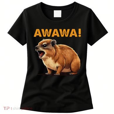 Awawa! Angry Screaming Hyrax Meme Retro Women's T-Shirt