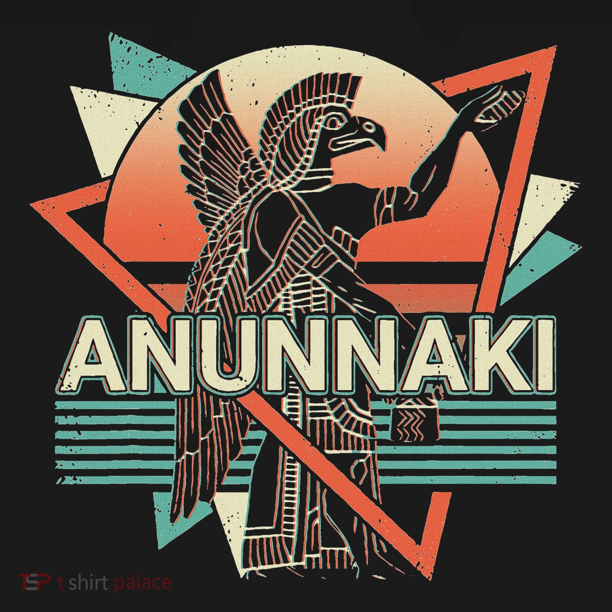 Anunnaki Ancient Sumerian Babylonian Assyrians Retro Ornament