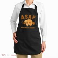 Asap As Slow As Possible Sloth Lover Apron thumb 2