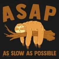 Asap As Slow As Possible Sloth Lover Bucket Hat thumb 4