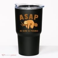 Asap As Slow As Possible Sloth Lover Tumbler thumb 0