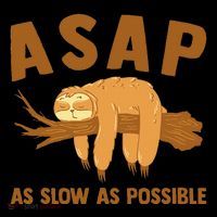 Asap As Slow As Possible Sloth Lover Toddler Hoodie thumb 2