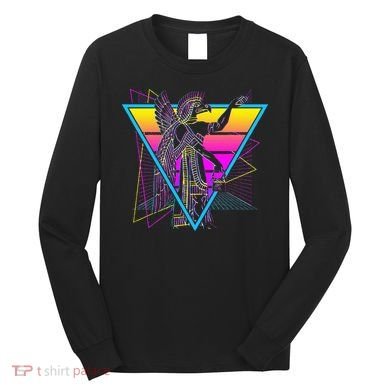 Anunnaki Ancient Sumerian Babylonian Assyrians Retro Long Sleeve Shirt