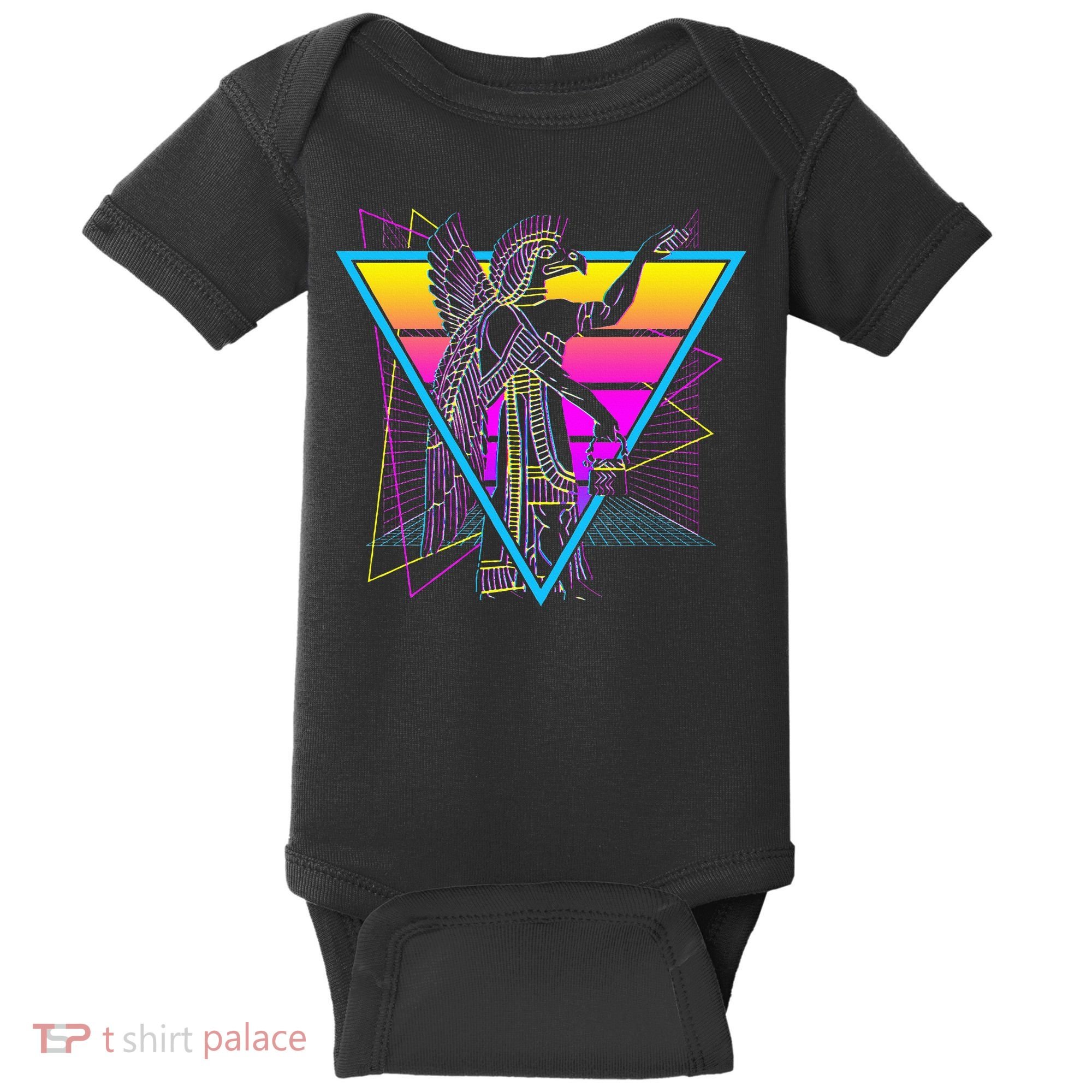Anunnaki Ancient Sumerian Babylonian Assyrians Retro Baby Bodysuit