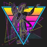 Anunnaki Ancient Sumerian Babylonian Assyrians Retro Hat thumb 2