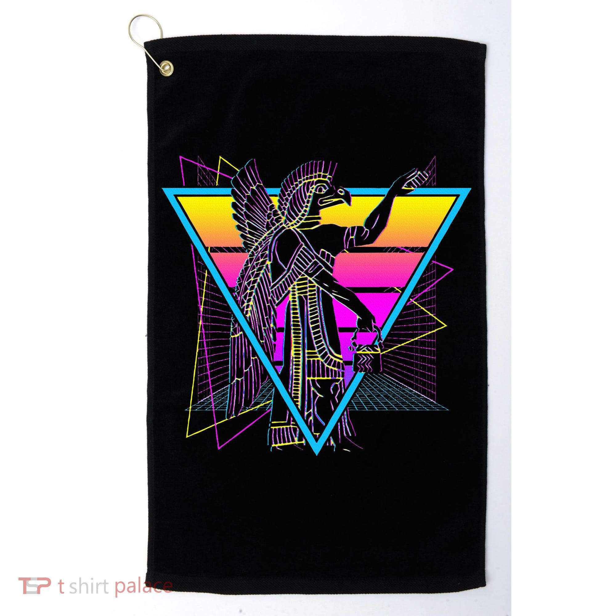 Anunnaki Ancient Sumerian Babylonian Assyrians Retro Golf Towel