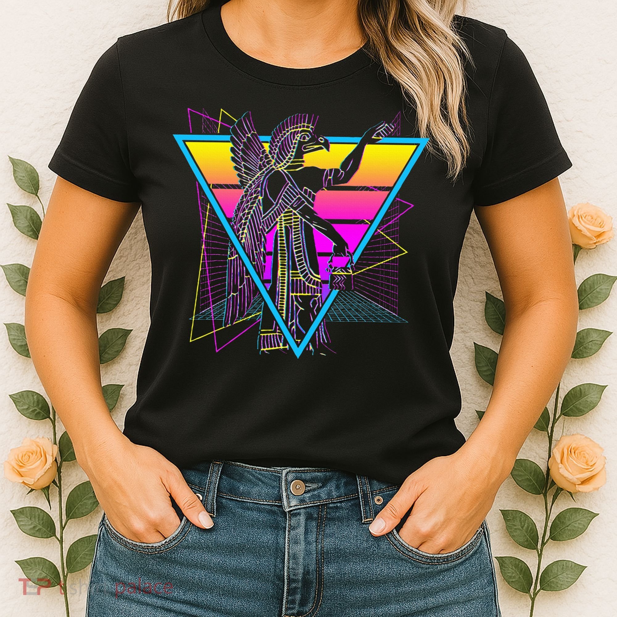 Anunnaki Ancient Sumerian Babylonian Assyrians Retro Women's T-Shirt