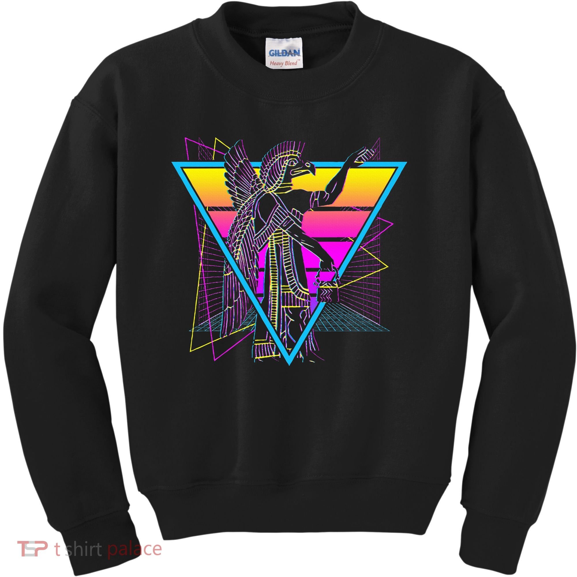 Anunnaki Ancient Sumerian Babylonian Assyrians Retro Kids Sweatshirt