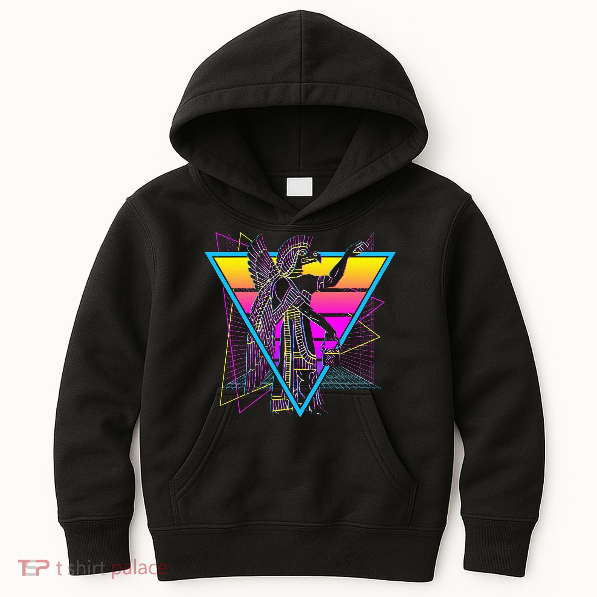 Anunnaki Ancient Sumerian Babylonian Assyrians Retro Kids Hoodie