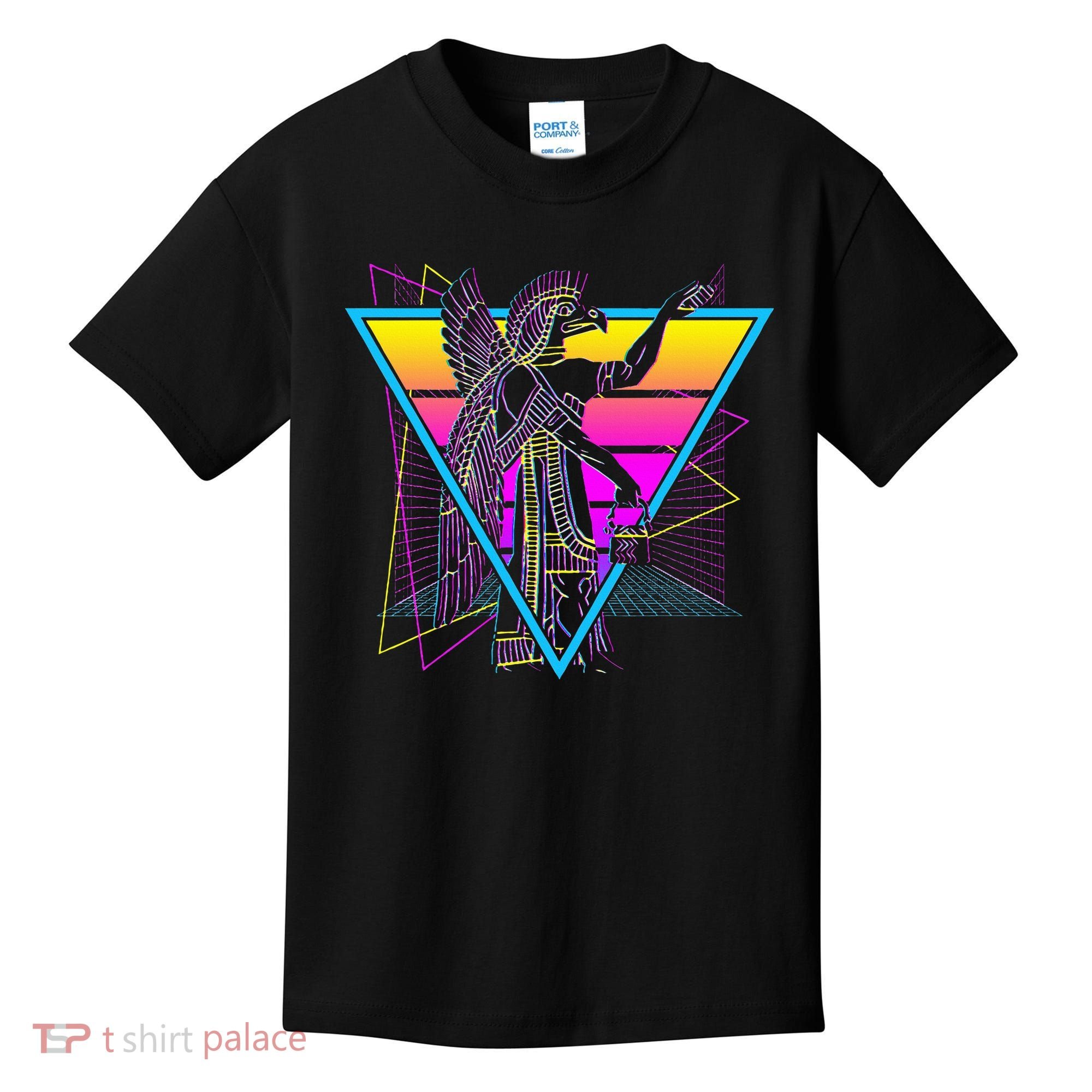 Anunnaki Ancient Sumerian Babylonian Assyrians Retro Kids T-Shirt