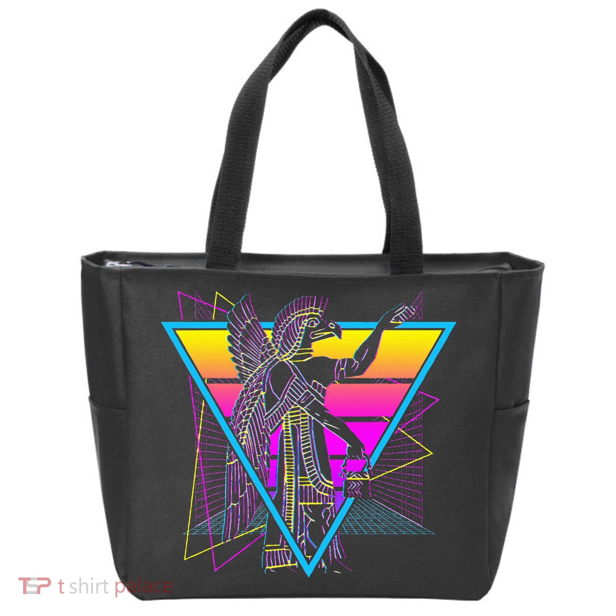 Anunnaki Ancient Sumerian Babylonian Assyrians Retro Tote Bag