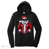 African American Santa Christmas Pajama Cool Black Xmas Women's Hoodie thumb 0