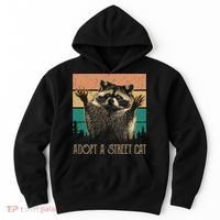 Adopt A S.T.R.E.E.T Cat Classic Arts Possum Raccoons Lover Animal Hoodie thumb 0