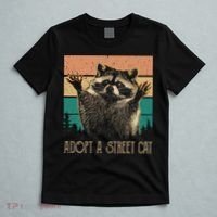 Adopt A S.T.R.E.E.T Cat Classic Arts Possum Raccoons Lover Animal T-Shirt thumb 5