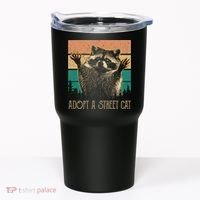 Adopt A S.T.R.E.E.T Cat Classic Arts Possum Raccoons Lover Animal Tumbler thumb 0
