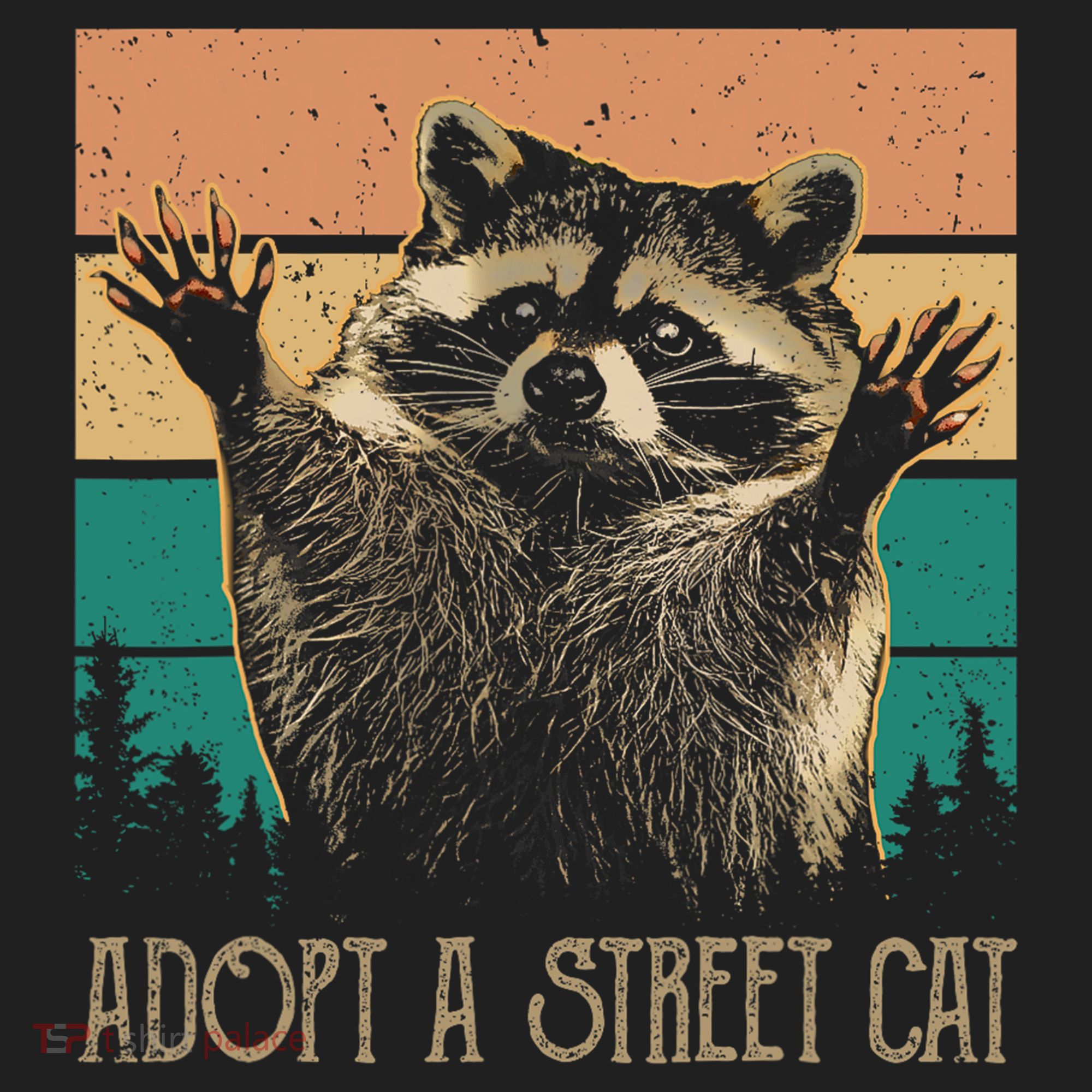 Adopt A S.T.R.E.E.T Cat Classic Arts Possum Raccoons Lover Animal Tumbler