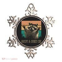 Adopt A S.T.R.E.E.T Cat Classic Arts Possum Raccoons Lover Animal Ornament thumb 0