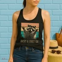 Adopt A S.T.R.E.E.T Cat Classic Arts Possum Raccoons Lover Animal Women's Tank Top thumb 2