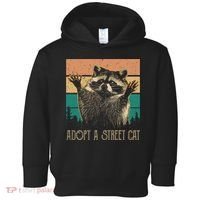 Adopt A S.T.R.E.E.T Cat Classic Arts Possum Raccoons Lover Animal Toddler Hoodie thumb 0