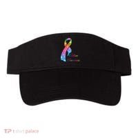 Autism Awareness Sparkle Glitter Ribbon Visor thumb 0
