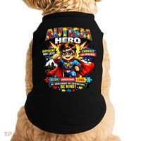 Autism Awareness Super Hero Quotes Acept Understand Love Doggie Tank thumb 0