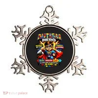Autism Awareness Super Hero Quotes Acept Understand Love Ornament thumb 0