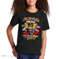 Autism Awareness Super Hero Quotes Acept Understand Love Kids T-Shirt thumb 2