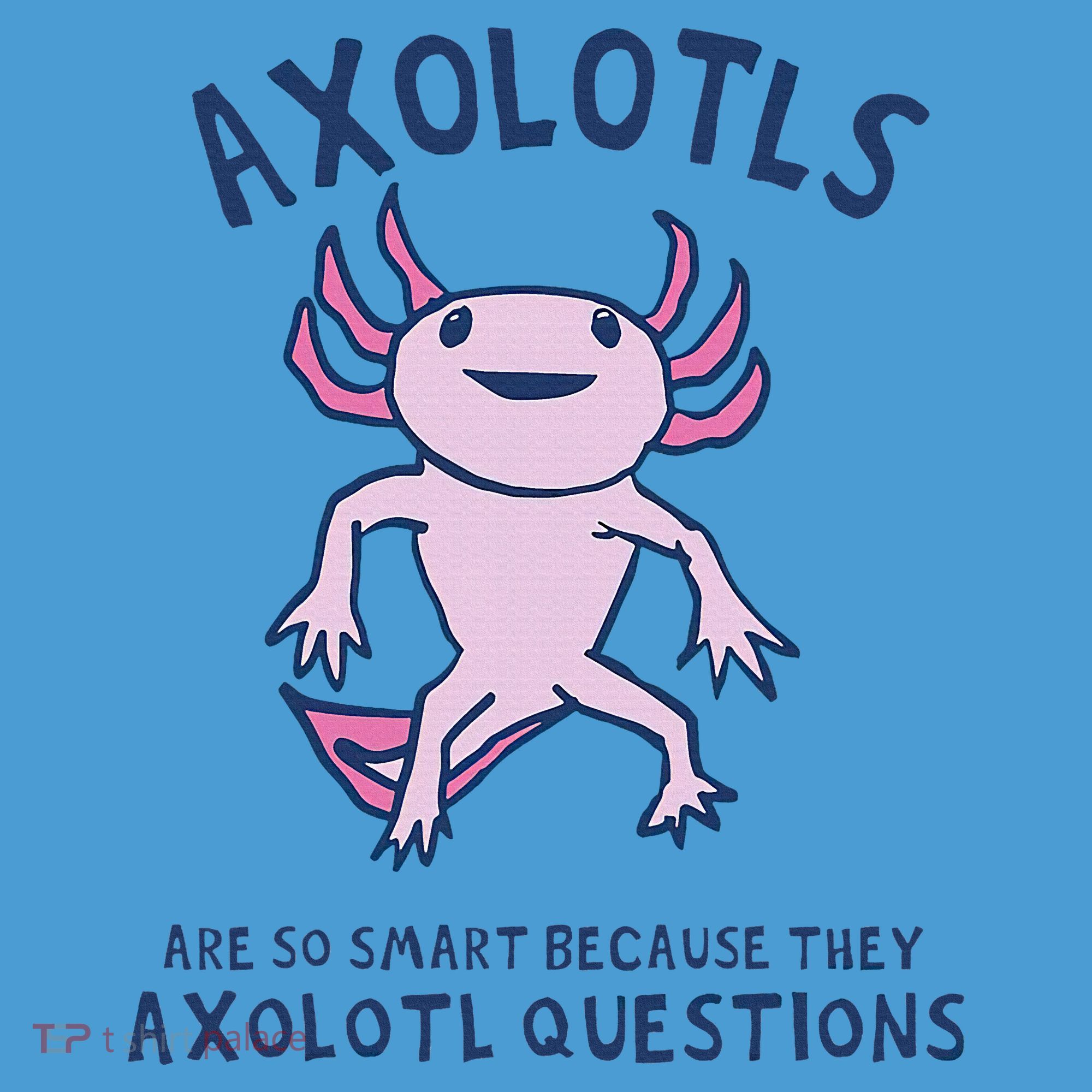 Axolotls Are So Smart Because They Axolotl Questions Tie Dye Hoodie