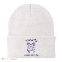 Axolotls Are So Smart Because They Axolotl Questions Beanie thumb 0