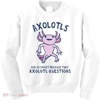 Axolotls Are So Smart Because They Axolotl Questions Kids Sweatshirt thumb 0