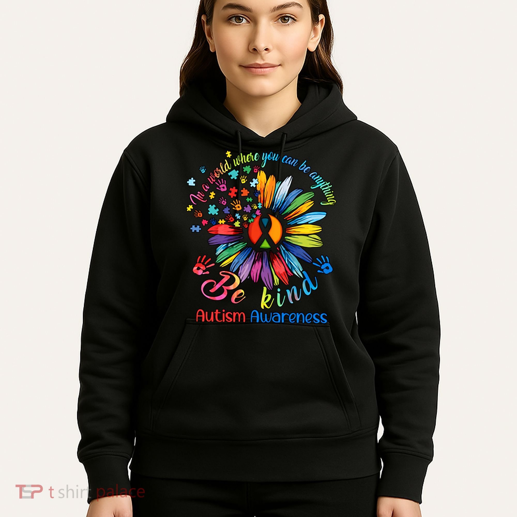 Autism Awareness Sunflower Be Kind Autism Month Autism Support Hoodie