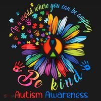 Autism Awareness Sunflower Be Kind Autism Month Autism Support Sweatshirt thumb 3