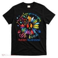 Autism Awareness Sunflower Be Kind Autism Month Autism Support T-Shirt thumb 0