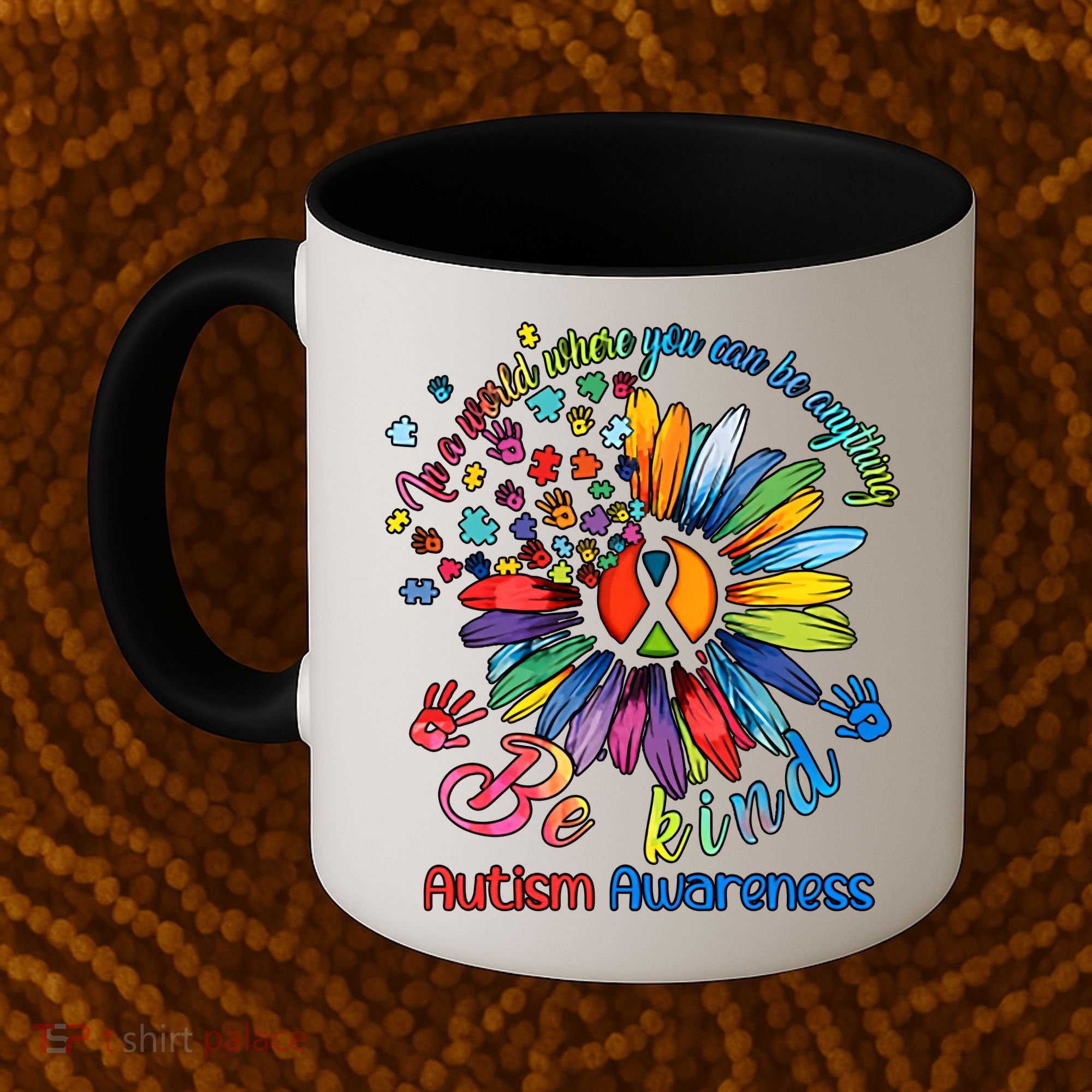 Autism Awareness Sunflower Be Kind Autism Month Autism Support Coffee Mug