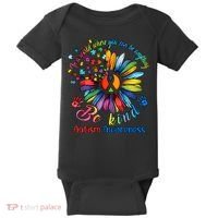 Autism Awareness Sunflower Be Kind Autism Month Autism Support Baby Bodysuit thumb 0