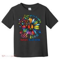Autism Awareness Sunflower Be Kind Autism Month Autism Support Toddler T-Shirt thumb 0