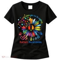 Autism Awareness Sunflower Be Kind Autism Month Autism Support Women's T-Shirt thumb 0