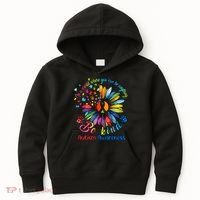 Autism Awareness Sunflower Be Kind Autism Month Autism Support Kids Hoodie thumb 0