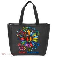 Autism Awareness Sunflower Be Kind Autism Month Autism Support Tote Bag thumb 0