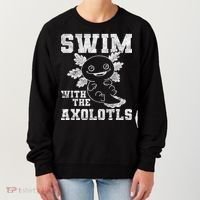 Axolotl Amphibian Swim With The Axolotls  Women's Sweatshirt thumb 0