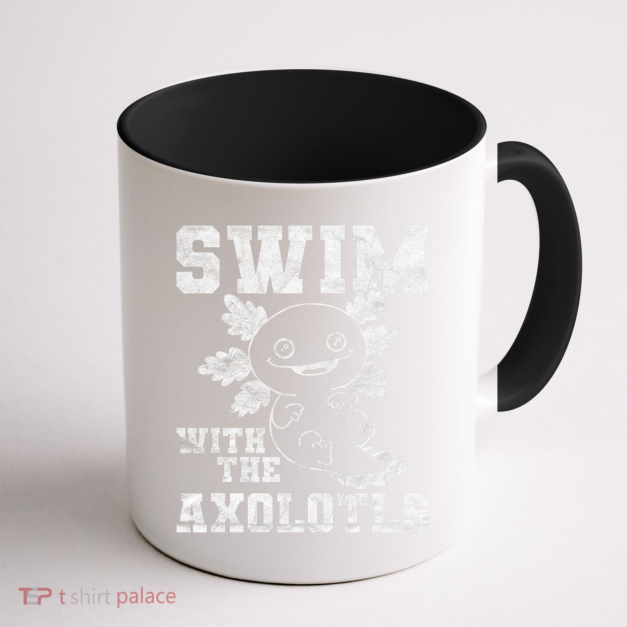 Axolotl Amphibian Swim With The Axolotls  Coffee Mug