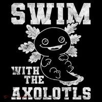 Axolotl Amphibian Swim With The Axolotls  Coffee Mug thumb 5