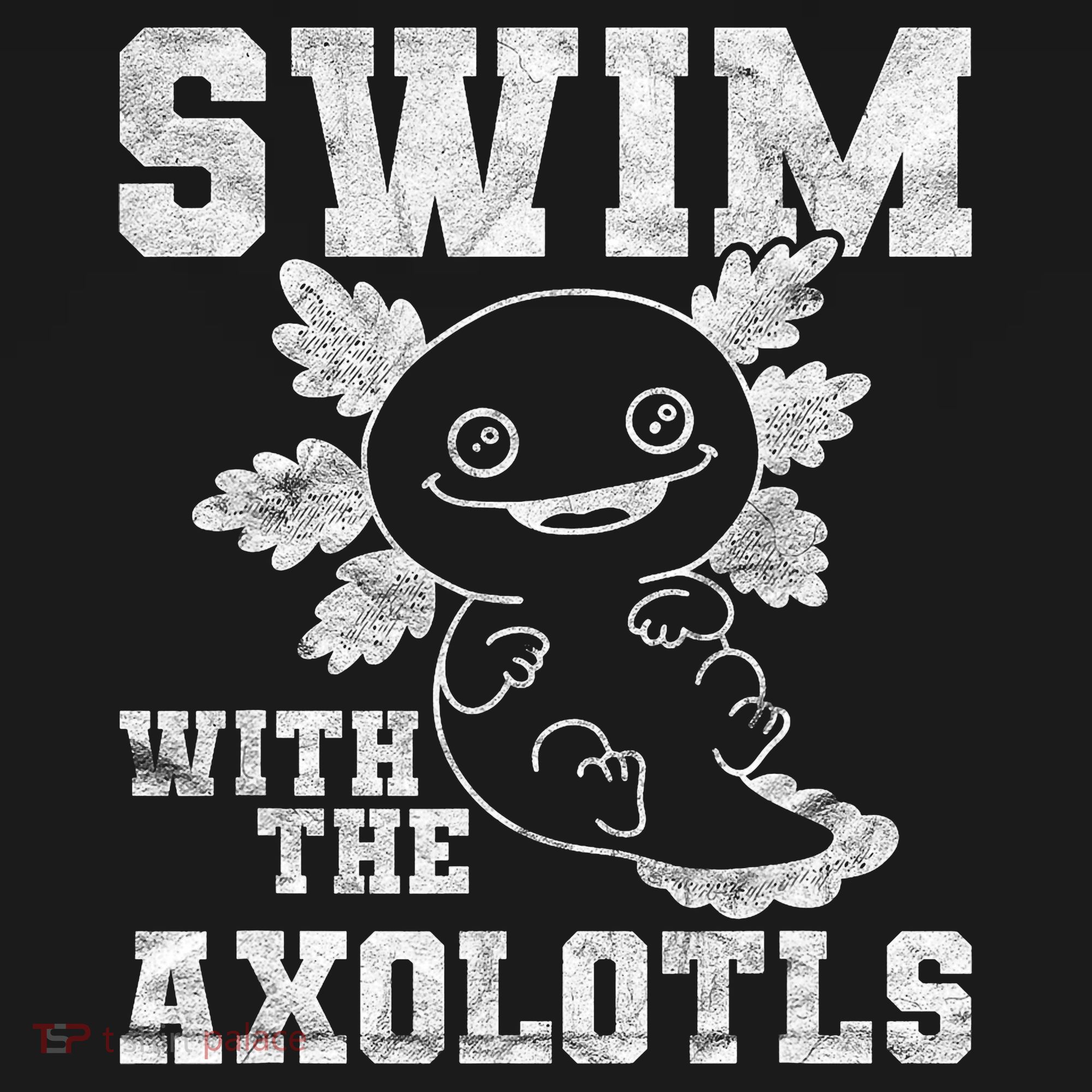Axolotl Amphibian Swim With The Axolotls  Women's Hoodie
