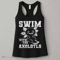 Axolotl Amphibian Swim With The Axolotls  Women's Tank Top thumb 3