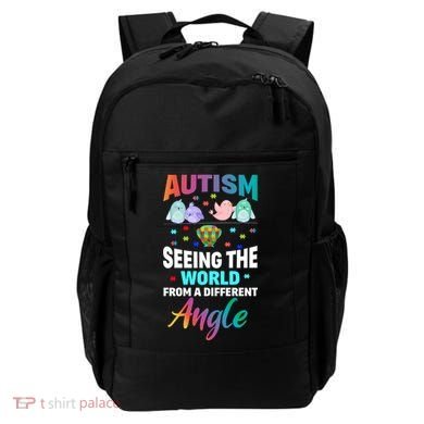 Autism Awareness Seeing The World From A Different Angle Gift Backpack
