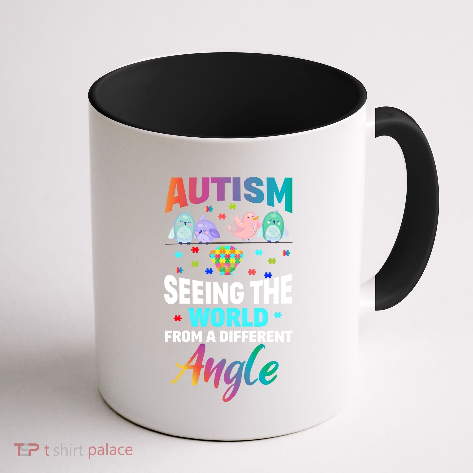 Autism Awareness Seeing The World From A Different Angle Gift Coffee Mug
