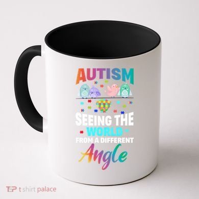 Autism Awareness Seeing The World From A Different Angle Gift Coffee Mug