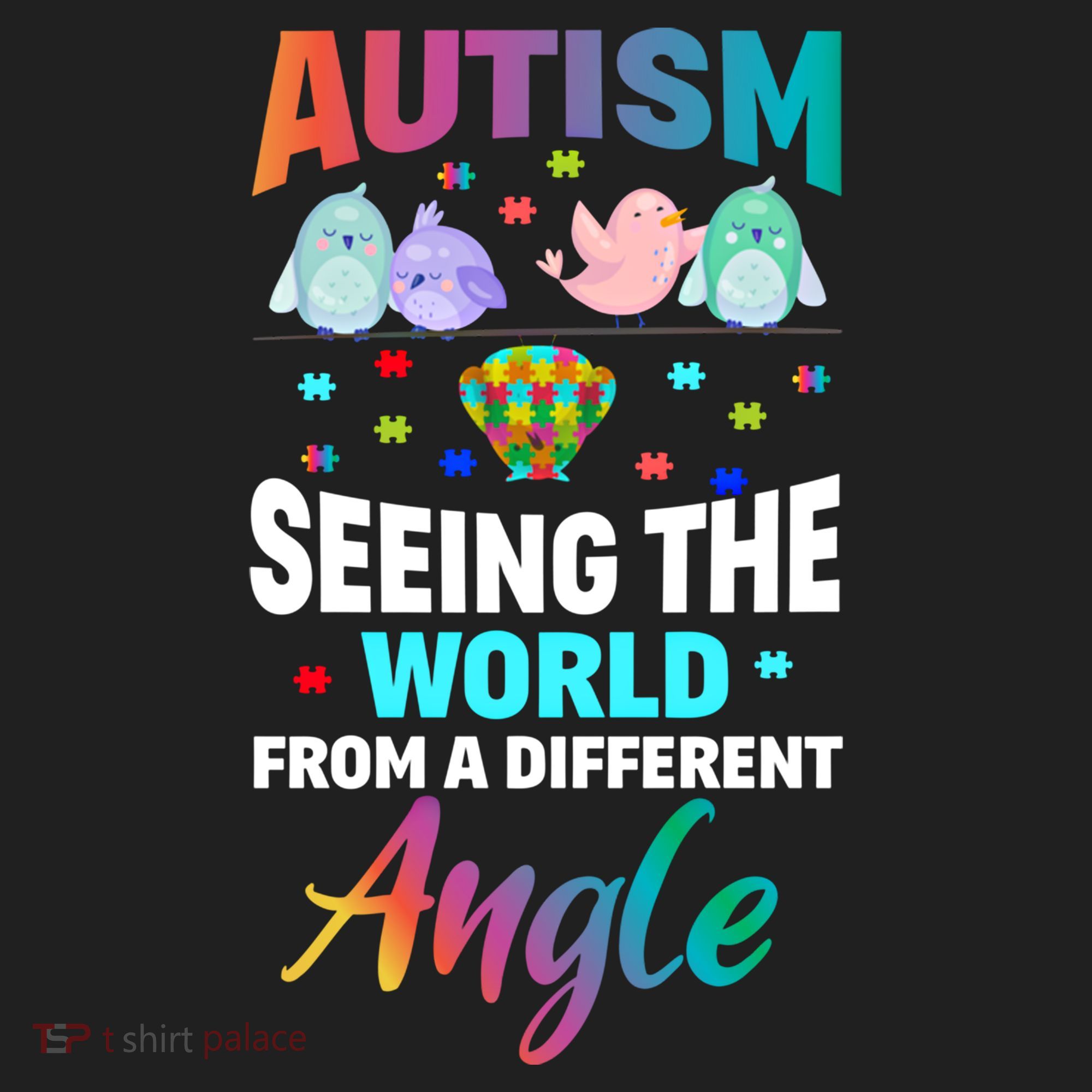 Autism Awareness Seeing The World From A Different Angle Gift Beanie