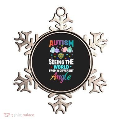 Autism Awareness Seeing The World From A Different Angle Gift Ornament